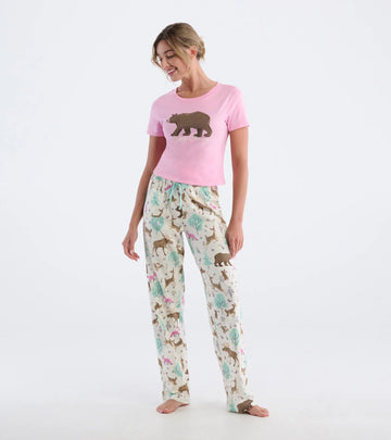 Little Blue House Women's Bearly Sleeping Pajama T-Shirt
